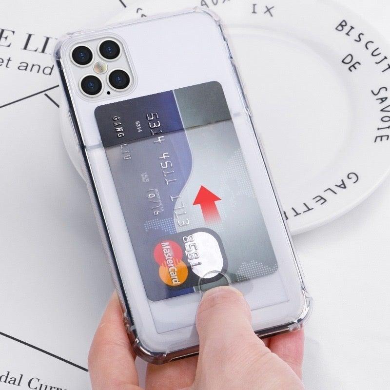 IPhone 13 Pro Max/ 12 Pro Max ShockProof Clear Case With Card Slot - Mainz Empire Pte Ltd