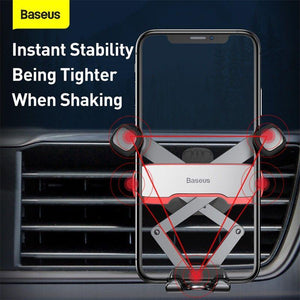 Baseus Lateral Car Air Vent Mount Phone Holder - Mainz Empire Pte Ltd