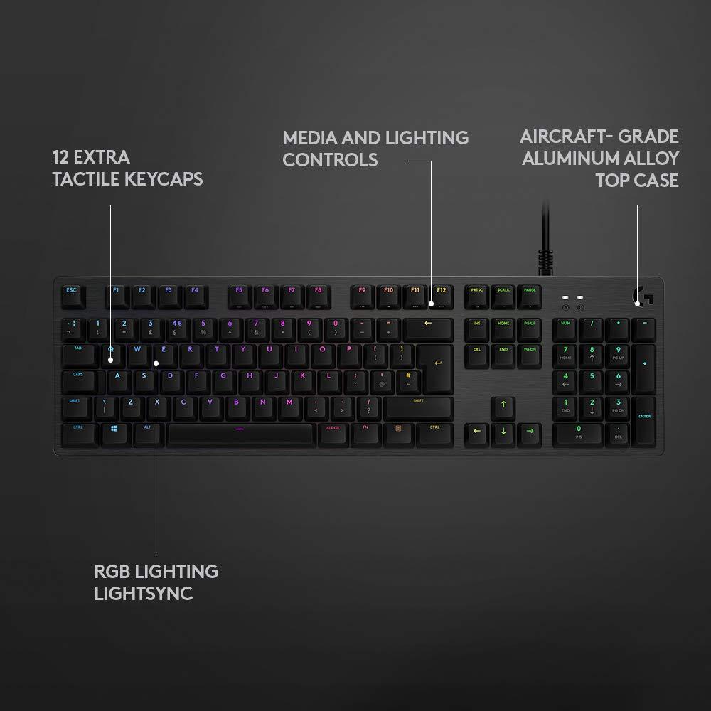 Logitech G512 Carbon RGB Mechanical Gaming Keyboard - Mainz Empire Pte Ltd