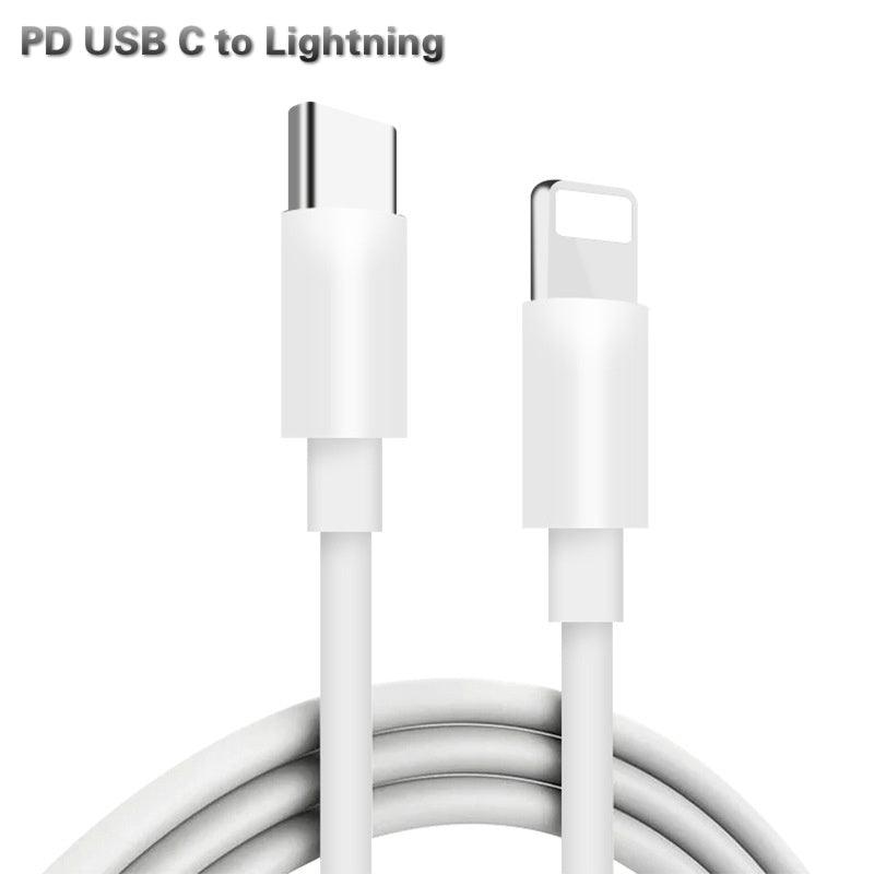 Apple USB-C to Lightning 1M/2M Cable with 20W PD Power Adapter - Mainz Empire Pte Ltd