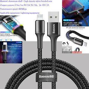 Baseus Halo Data Charging Lightning/Type C Fast Charging Cable - Mainz Empire Pte Ltd