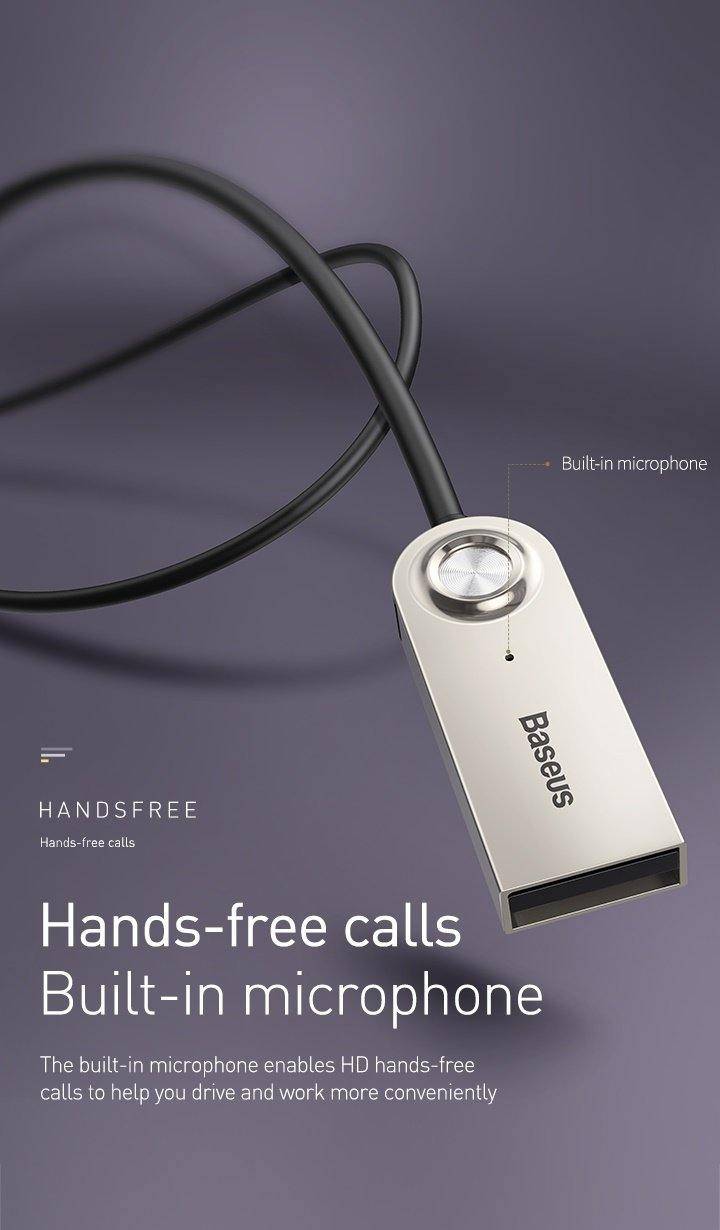Baseus Bluetooth 5.0 Wireless AUX Transmitter - Mainz Empire Pte Ltd