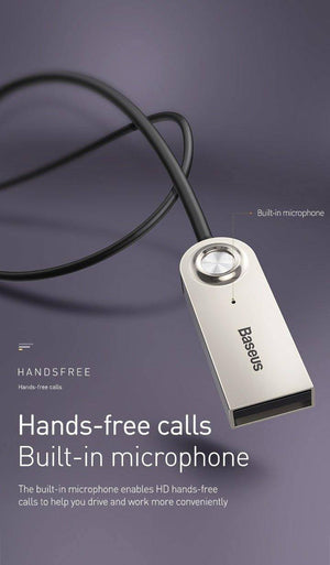 Baseus Bluetooth 5.0 Wireless AUX Transmitter - Mainz Empire Pte Ltd