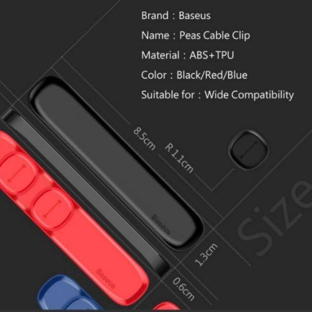 Baseus Magnetic Peas Cable Clips - Mainz Empire Pte Ltd