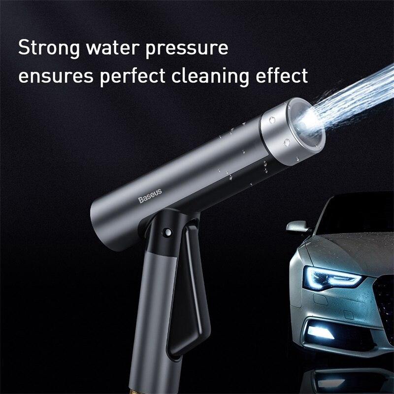 Baseus Simple Life Car Wash Spray Nozzle (with Magic Telescopic Water Pipe) - Mainz Empire Pte Ltd