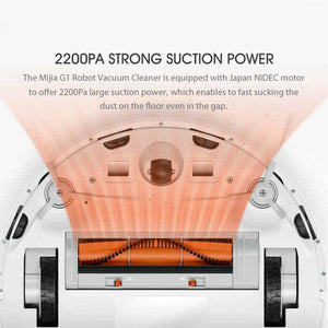 Xiaomi Mijia 3 in 1 APP Controlled 2200PA Smart Robot Vacuum Cleaner with Automatic Recharging Base Station - Mainz Empire Pte Ltd