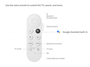 GOOGLE CHROMECAST 4 4K CON GOOGLE TV