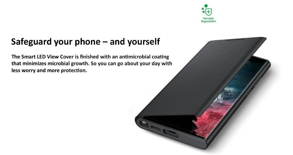 Samsung S22/S22+/S22 Ultra Smart LED View Cover - Mainz Empire Pte Ltd