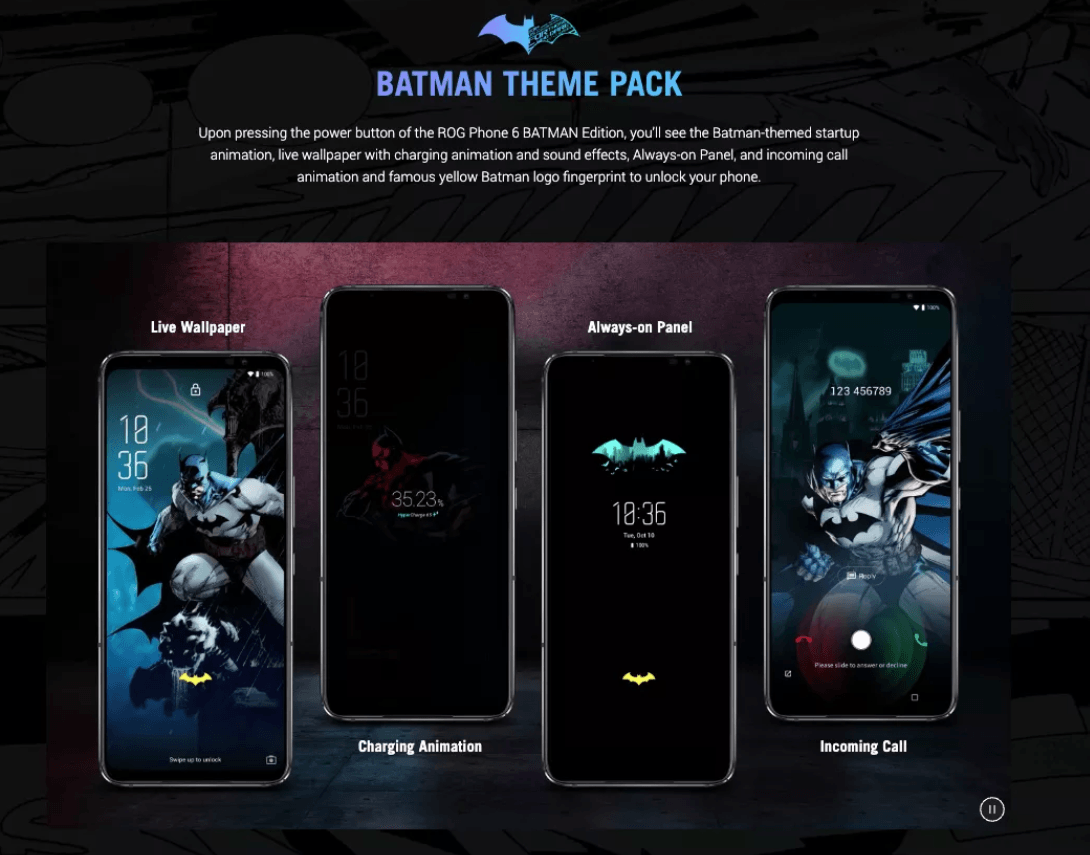 ASUS ROG Phone 6 Batman Global Edition (12/256GB) - Mainz Empire Pte Ltd