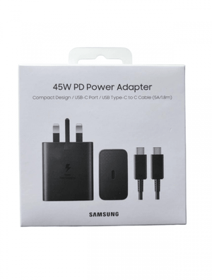 Samsung 45W Fast Charging Type C Charger with Cable - Mainz Empire Pte Ltd