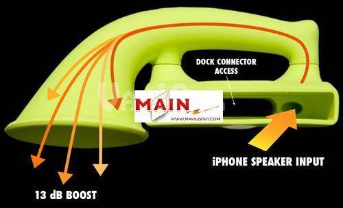 Horn stand Amplifier for iPhone 5 - Mainz Empire Pte Ltd