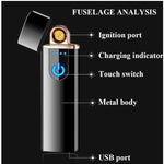 Rechargeable electronic windproof lighter (No Gas needed!) - Mainz Empire Pte Ltd