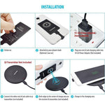 Qi Wireless Charging Receiver Adapter for Type C/Micro USB/LIghtning - Mainz Empire Pte Ltd
