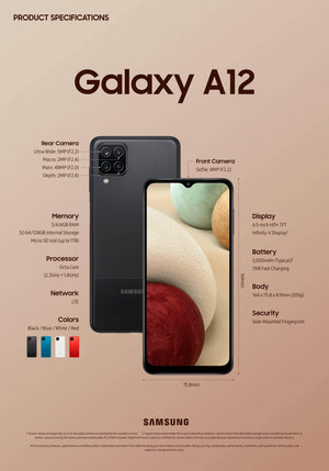 Samsung Galaxy A12 (4/128GB) - Mainz Empire Pte Ltd