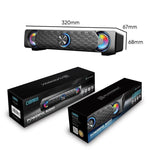 AudioBox AudioBar U250 Powerful Audio Sound Bar With LED Light Effects - Mainz Empire Pte Ltd