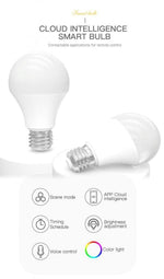 9W Wifi E27 Dimmable RGB Voice Control Smart Bulb - Mainz Empire Pte Ltd