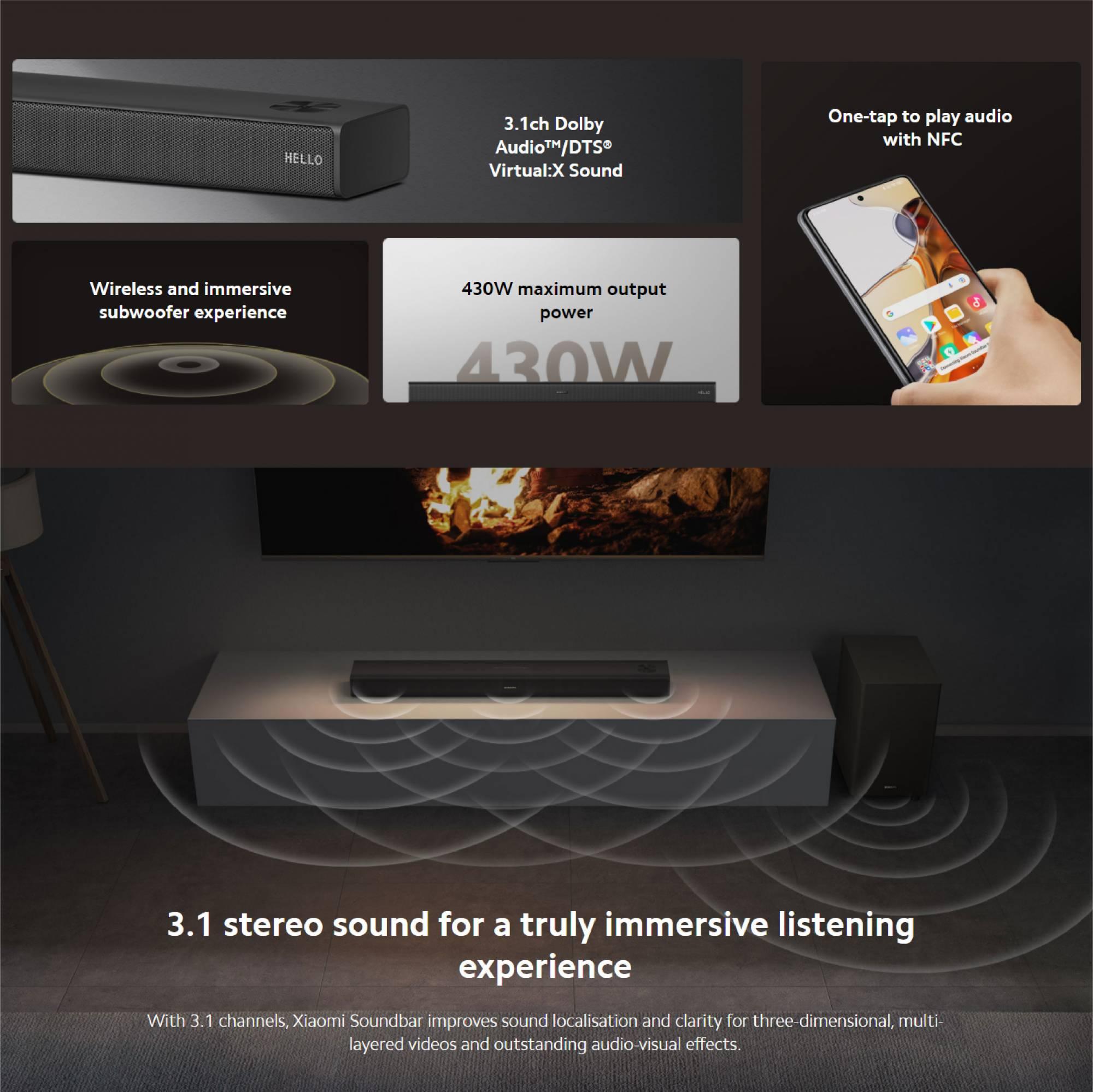 XiaoMi Soundbar 3.1ch - Mainz Empire Pte Ltd