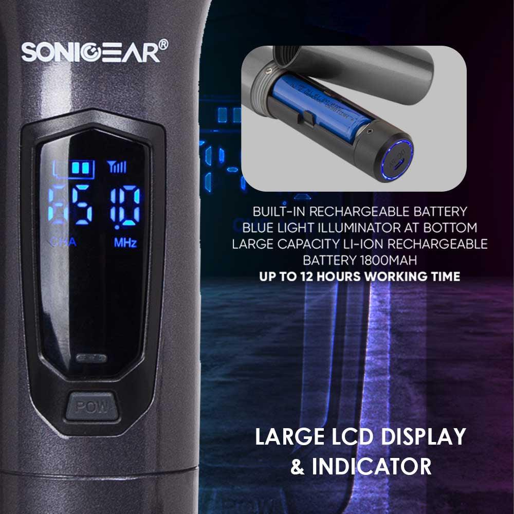 Sonicgear Dual UHF Wireless Microphone - Mainz Empire Pte Ltd