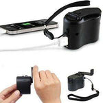 Dynamo Hand Crank USB Mobile Phone Emergency Charger Power Bank - Mainz Empire Pte Ltd