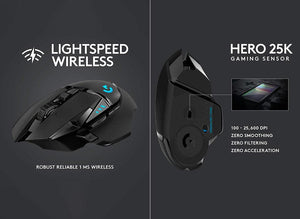 MOUSE LOGITECH GAMING G502 HERO RGB