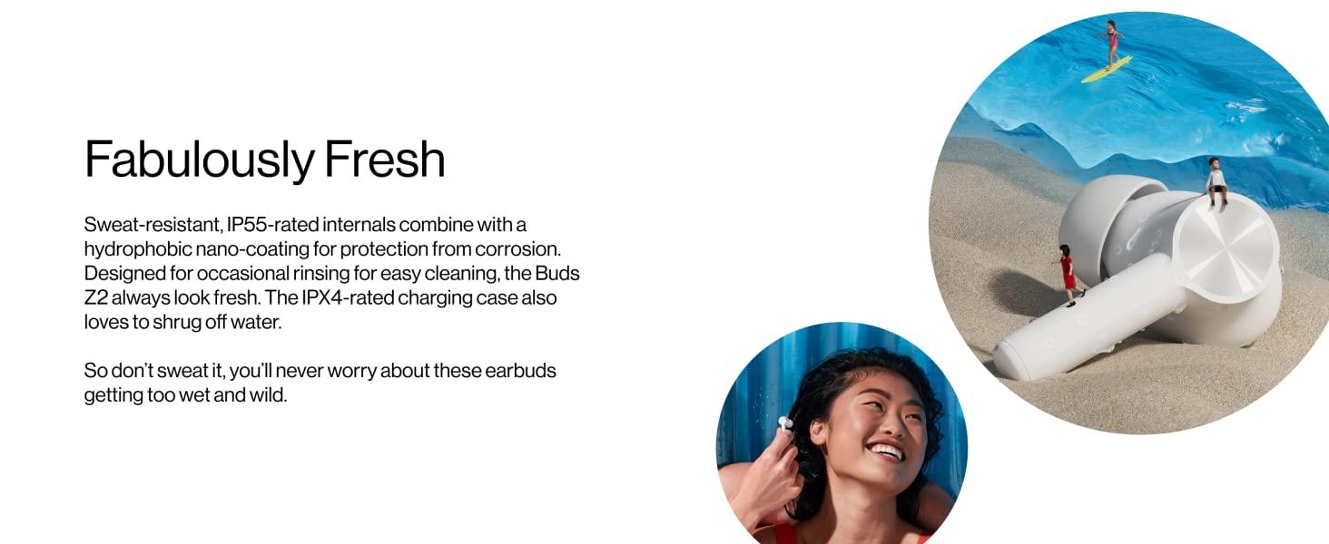 OnePlus Buds Z2 Bluetooth Wireless Earbuds - Mainz Empire Pte Ltd