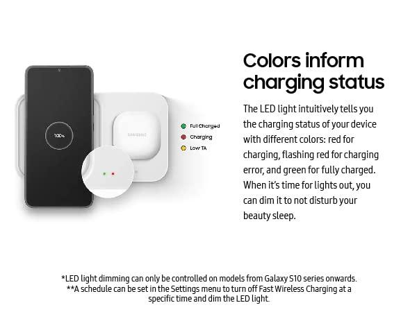 Samsung 15W Wireless Charger Duo with 25W PD Adapter & Type C Cable - Mainz Empire Pte Ltd