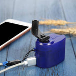 Dynamo Hand Crank USB Mobile Phone Emergency Charger Power Bank - Mainz Empire Pte Ltd