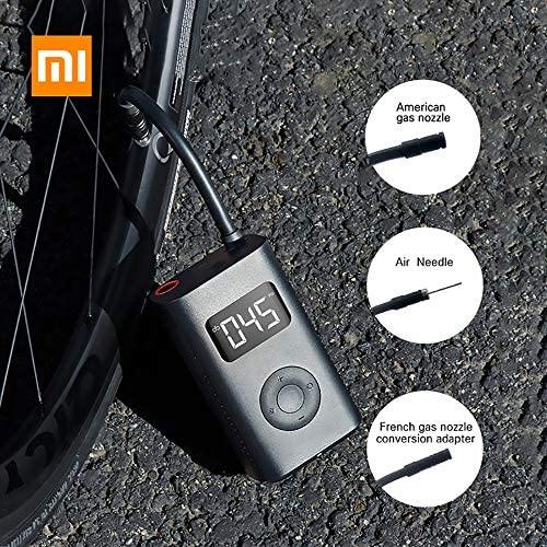 XiaoMi Portable Electric Air Pump Inflator with Tyre Pressure Display - Mainz Empire Pte Ltd