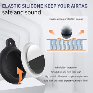 AirTag Silicon Case with Keychain Holder - Mainz Empire Pte Ltd