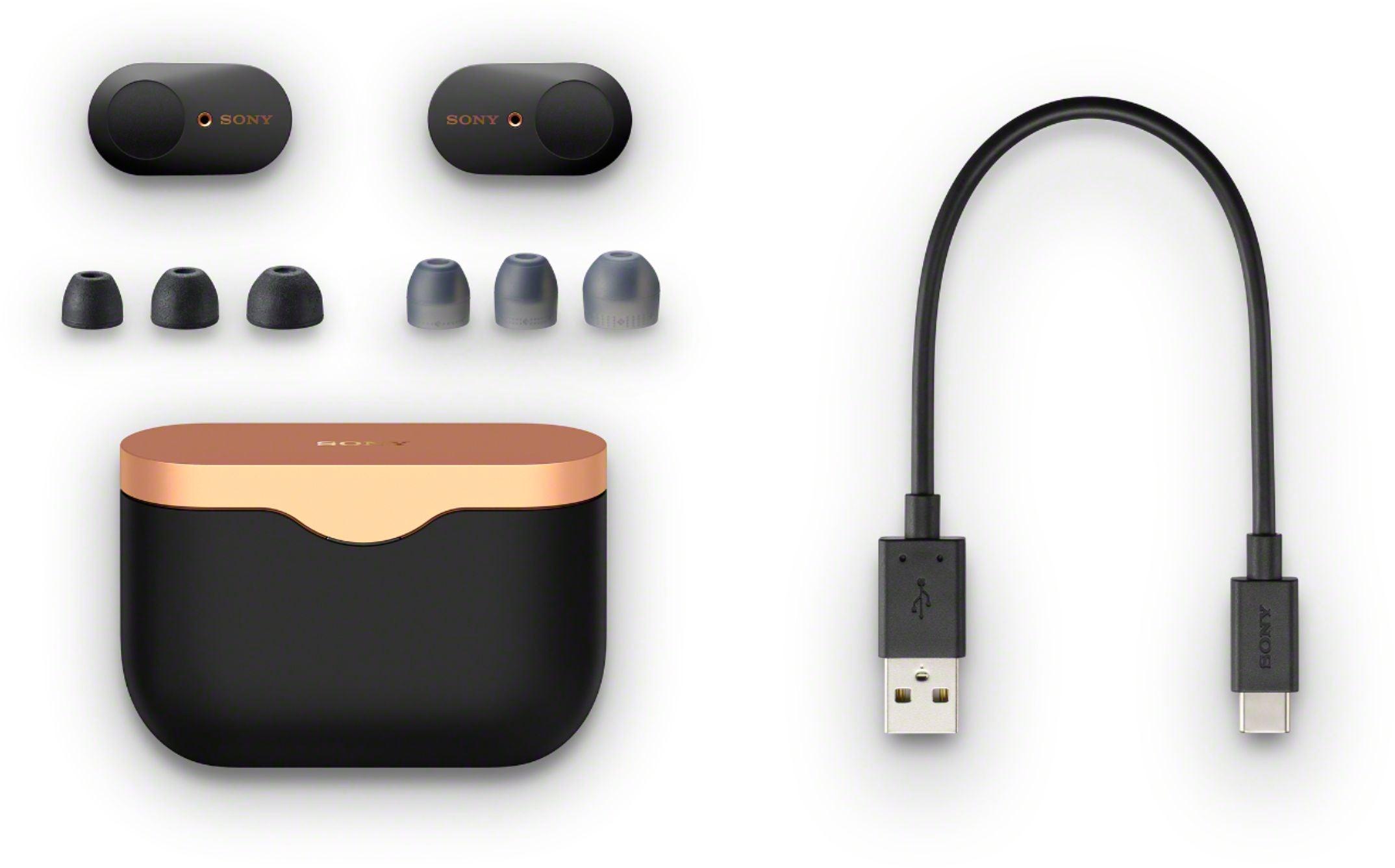 Sony WF-1000XM3 Wireless Noise-Cancelling Earbuds with charging case - Mainz Empire Pte Ltd