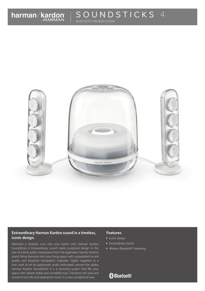 HARMAN KARDON SOUNDSTICKS 4 - WHITE