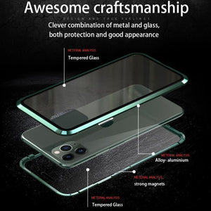iPhone 14/ 14 Pro/ 14 Pro Max Privacy Magnetic 360 Full Protection Case - Mainz Empire Pte Ltd