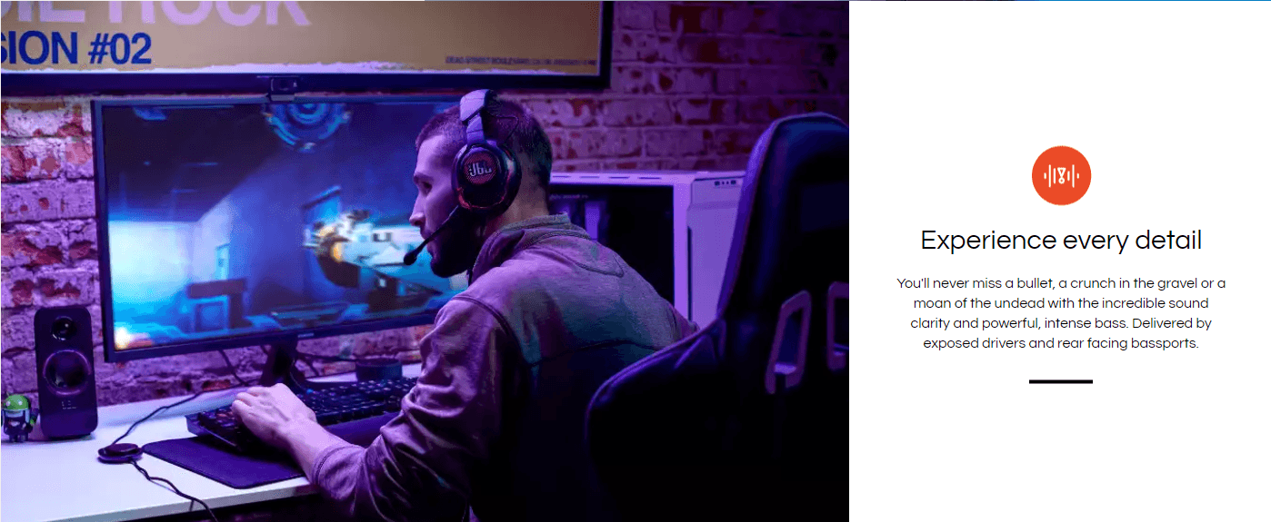 JBL Quantum DUO Bluetooth Gaming Speakers (Customisable RGB Lights) - Mainz Empire Pte Ltd