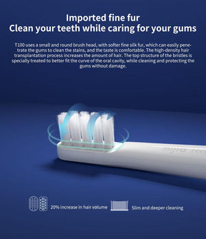 Xiaomi Mijia T100 Dual Mode Electric Rechargeable Toothbrush - Mainz Empire Pte Ltd