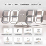 LED USB Minimalist Digital Clock with Alarm Function - Mainz Empire Pte Ltd