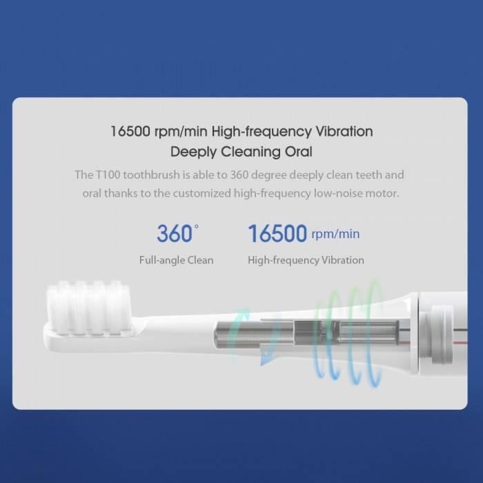 Xiaomi Mijia T100 Dual Mode Electric Rechargeable Toothbrush - Mainz Empire Pte Ltd