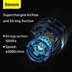 Baseus 5000pA Hand Held Powerful Suction Wireless Vacuum Cleaner - Mainz Empire Pte Ltd